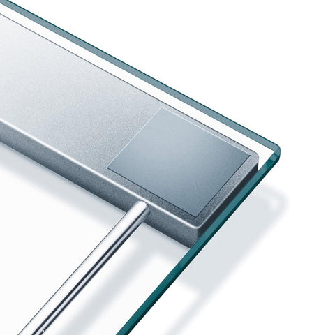 Sanitas Bathroom Scale / Body Weight Scale with LCD Display SGS 06 Glass