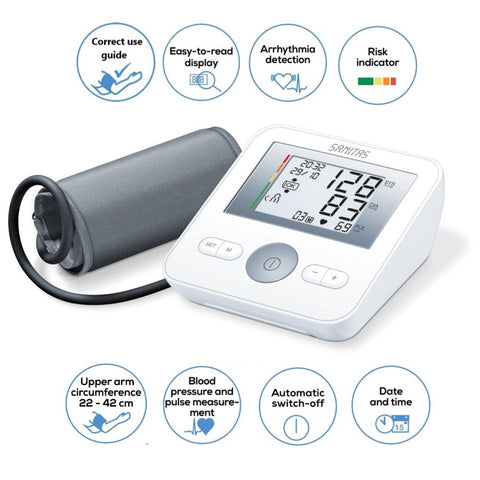 Sanitas SBM 18 Upper Arm Blood Pressure Monitor with Arrhythmia Detection