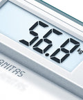 Sanitas Bathroom Scale / Body Weight Scale with LCD Display SGS 06 Glass