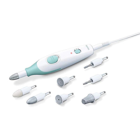 Sanitas Electric Manicure & Pedicure Set | 7 Attachments | Nail Care | Filing, Buffing & Shaping | SMA 36